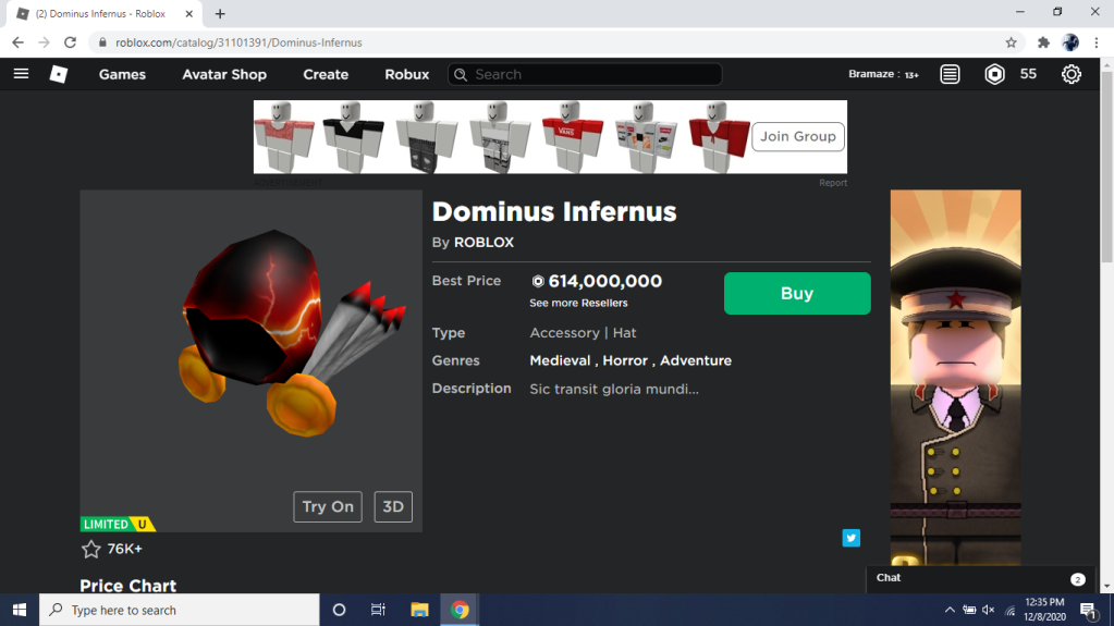 Most Expensive Items On Roblox Roblox Beast Gaming Tips - roblox dominus infernus